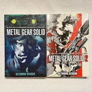 Metal Gear Solid 1 and 2 Book Set by Raymond Benson